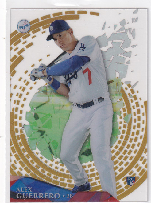 2014 TOPPS #HT-AG ALEX GUERRERO CLEAR GOLD 13/99- LOS ANGELES DODGERS