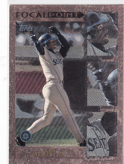 1998 TOPPS #FP5 KEN GRIFFEY JR FOCAL POINT- SEATTLE MARINERS