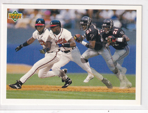 1991 UPPER DECK #SP3 PRIME TIMES TWO- ATLANTA BRAVES