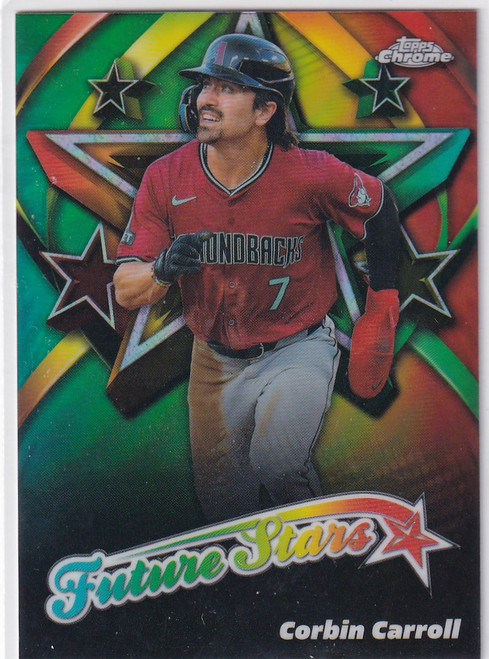 2025 TOPPS CHROME #FS-16 CORBIN CARROLL FUTURE STARS GREEN- ARIZONA DIAMONDBACKS