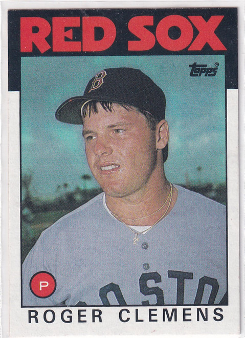 1986 TOPPS #661 ROGER CLEMENS- BOSTON RED SOX