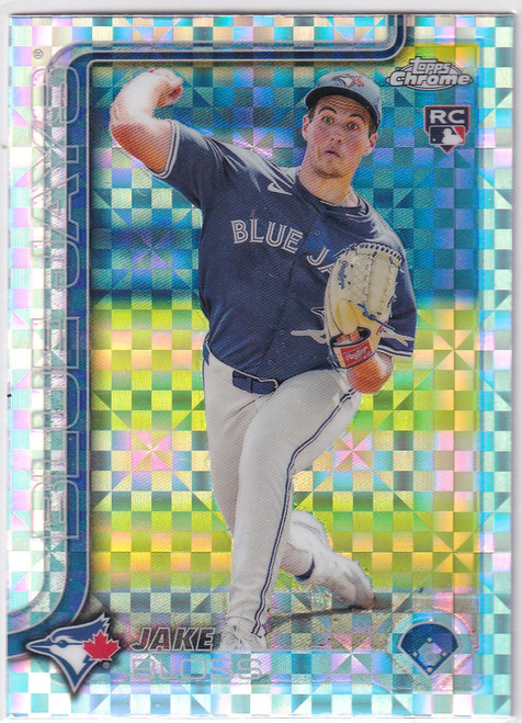 2025 TOPPS CHROME #188 JAKE BLOSS X FRACTOR- TORONTO BLUE JAYS