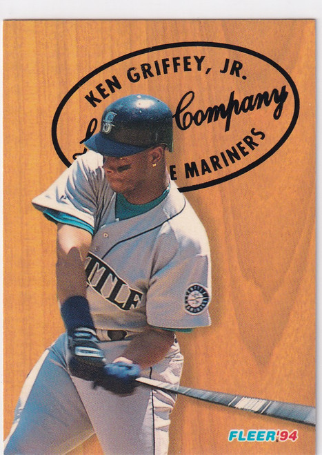 1993 FLEER #5 KEN GRIFFEY JR LUMBER- SEATTLE MARINERS