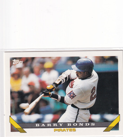 1993 TOPPS #2 BARRY BONDS- PITTSBURGH PIRATES