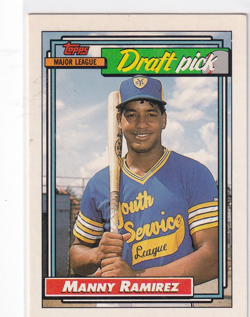 1992 TOPPS #156 MANNY RAMIREZ DRAFT PICK- CLEVELAND INDIANS