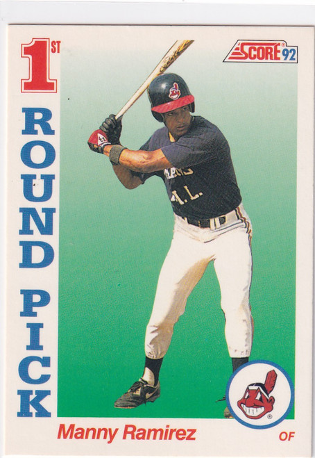 1992 SCORE #800 MANNY RAMIREZ DRAFT PICK- CLEVELAND INDIANS
