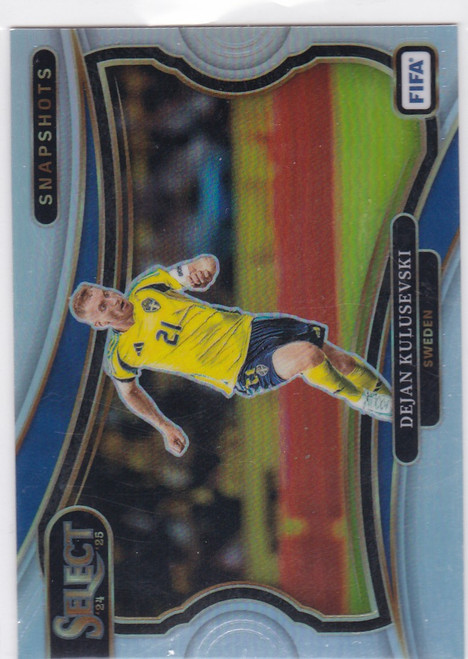 2024-25 Panini FIFA Select #19 Dejan Kulusevski Snapshots Prizm Sweden