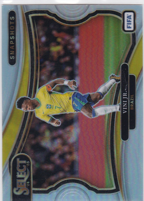 2024-25 Panini FIFA Select #13 Vini Jr. Snapshot Prizm Brazil