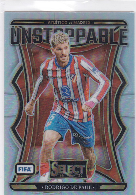 2024-25 Panini FIFA Select #3 Rodrigo De Paul  Prizm Unstoppable