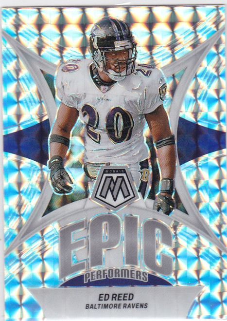 2024 Panini Mosaic #EP-ER Ed Reed Epic Performers Baltimore Ravens
