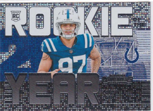2024 Panini Contenders #16 Laiatu Latu Rookie of the Year Sparkle Colts