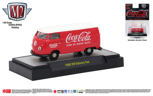 M2 Machines Coca-Cola Release RW02 1960 VW Delivery Van 18-08