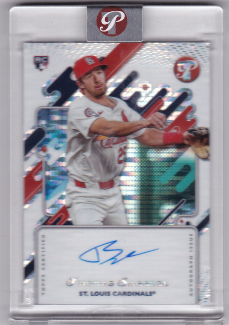 2025 Topps Pristine #PR-TS Thomas Saggese RC St Louis Cardinals
