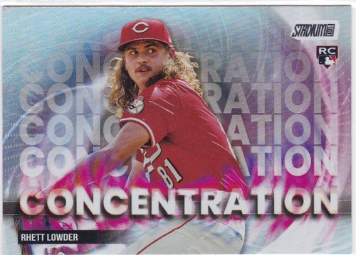 2025 Topps Stadium Club #C-23 Rhett Lowder RC Concentration insert Reds