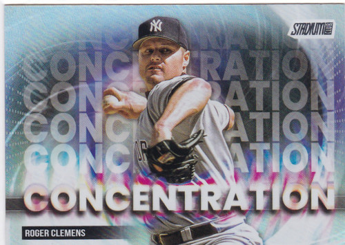 2025 Topps Stadium Club #C-1 Roger Clemens Concentration insert Yankees