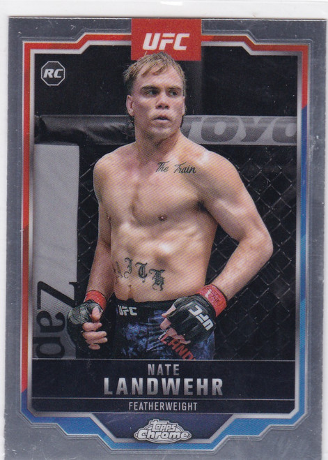 2025 Topps Chrome UFC #85 Nate Landwehr RC