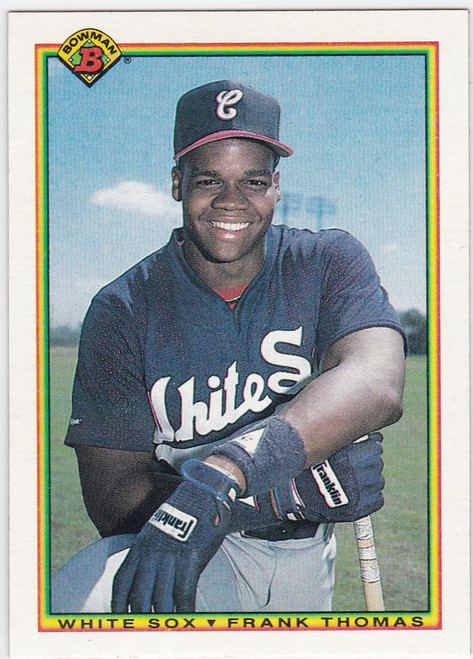 1990 Bowman #320 Frank Thomas RC Chicago White Sox