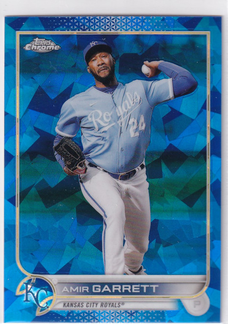 2022 TOPPS CHROME SAPPHIRE #US211 AMIR GARRETT- KANSAS CITY ROYALS
