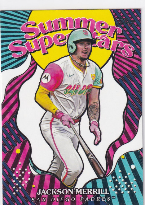 2025 TOPPS #SS-35 JACKSON MERRILL SUMMER SUPERSTARS- SAN DIEGO PADRES