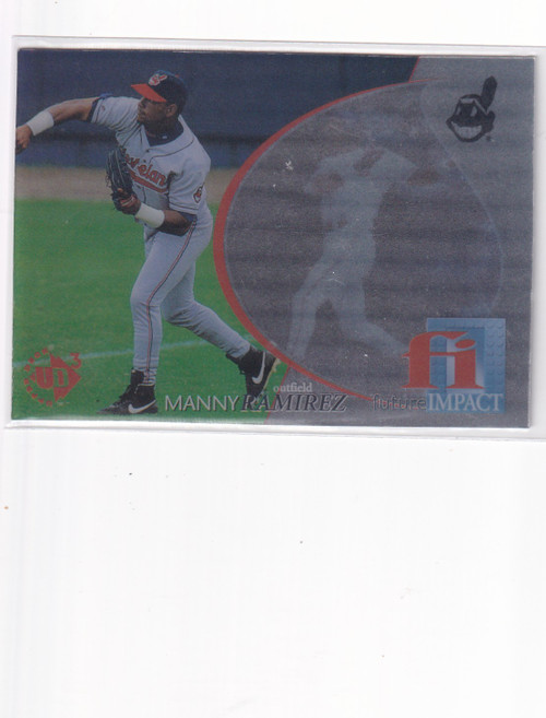 1997 UPPER DECK #51 MANNY RAMIREZ HOLOGRAM- CLEVELAND INDIANS