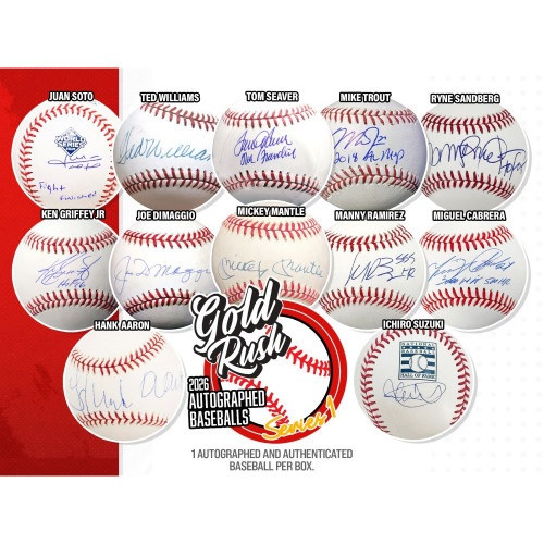 2026 Gold Rush Autographed Baseball Edition Series 1 Box
