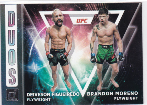 2022 Donruss UFC Duos Deiveson Figueiredo Brandon Moreno #10