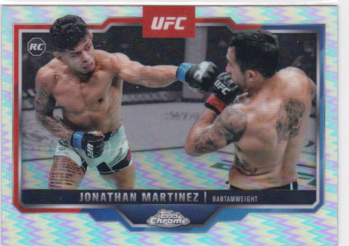 2025 Topps Chrome UFC #80 Jonathan Martinez RC