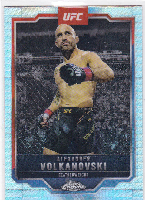 2025 Topps Chrome UFC # 18 Alexander Volknovski Prizm