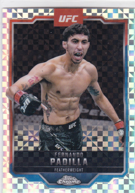 2025 Topps Chrome UFC # 47 Fernando Padilla X-Fractor