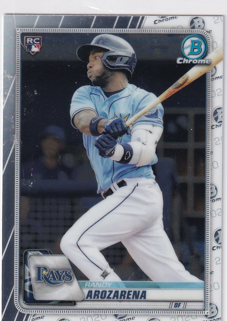 2020 TOPPS BOWMAN CHROME #11 RANDY AROZARENA- TAMPA BAY RAYS