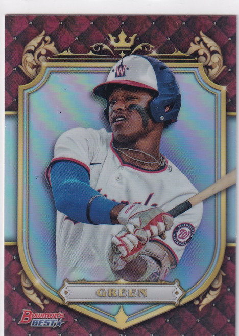 2022 TOPP #PR-8 ELIJAH GREEN PROSPECTIVE ROYALTY REFRACTOR- WASHINGTON NATIONAL