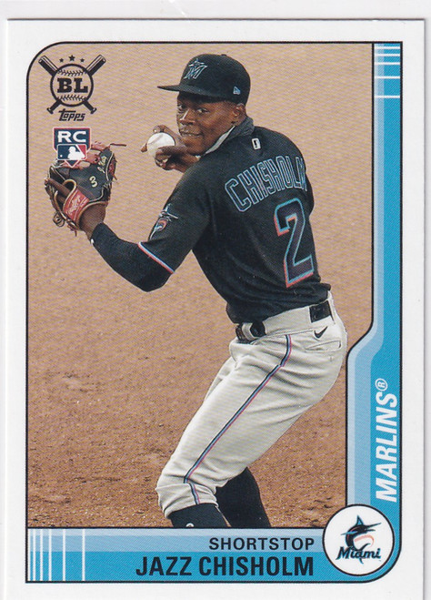 2021 TOPPS #210 JAZZ CHISHOLM- MIAMI MARLINS