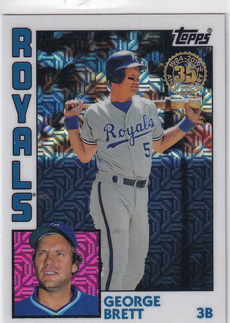 2019 TOPPS #T84-22 GEORGE BRETT MOJO- KANSAS CITY ROYALS