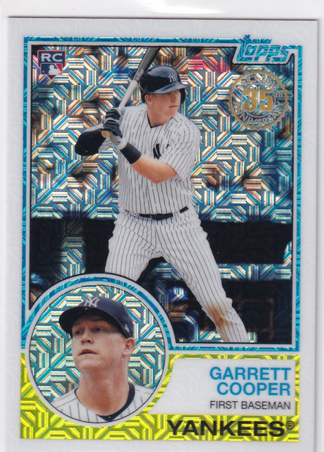 2018 TOPPS #21 GARRETT COOPER MOJO- NEW YORK YANKEES