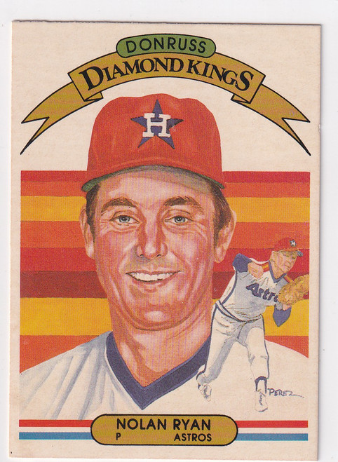 1982 DONRUSS #13 NOLAN RYAN DIAMOND KING- HOUSTON ASTROS