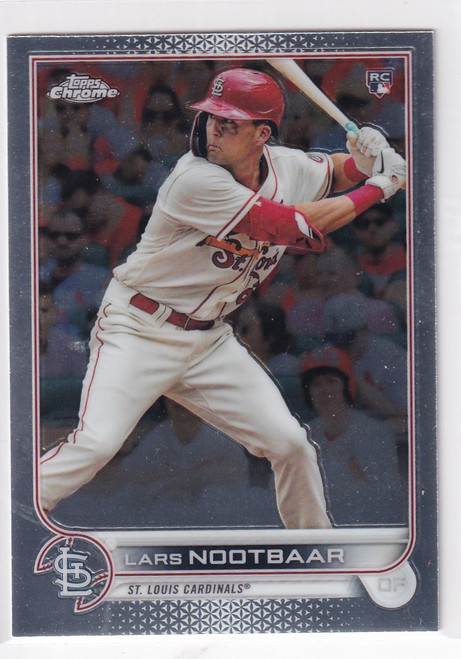 2022 TOPPS CHROME #19 LARS NOOTBAAR- ST LOUIS CARDINALS