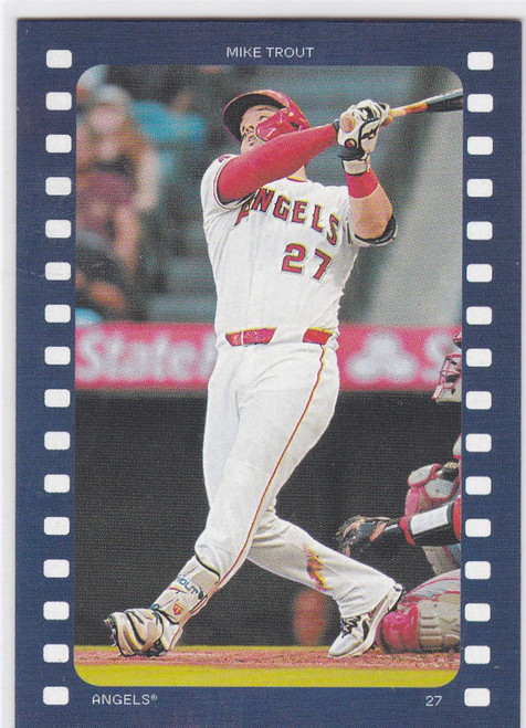 2026 Topps Heritage Ready and Action #RA-MT Mike Trout Angels