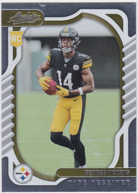 2022 Panini Absolute #123 George Pickens RC Pittsburgh Steelers