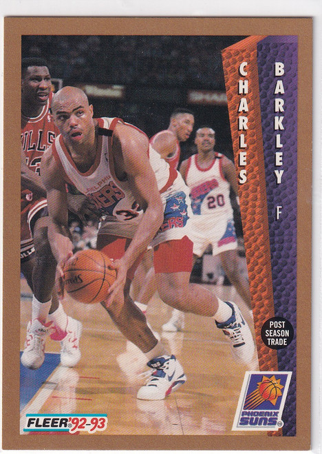 1992 FLEER #178 CHARLES BARKLEY- PHOENIX SUNS