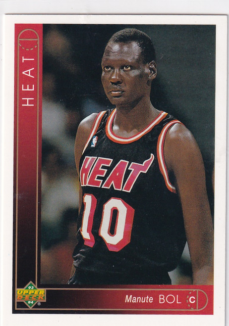 1993 UPPER DECK #411 MANUTE BOL- MIAMI HEAT