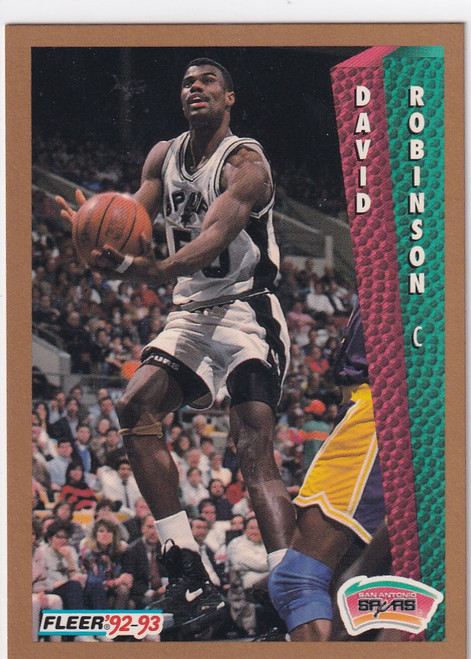 1992 FLEER #207 DAVID ROBINSON- SAN ANTONIO SPURS