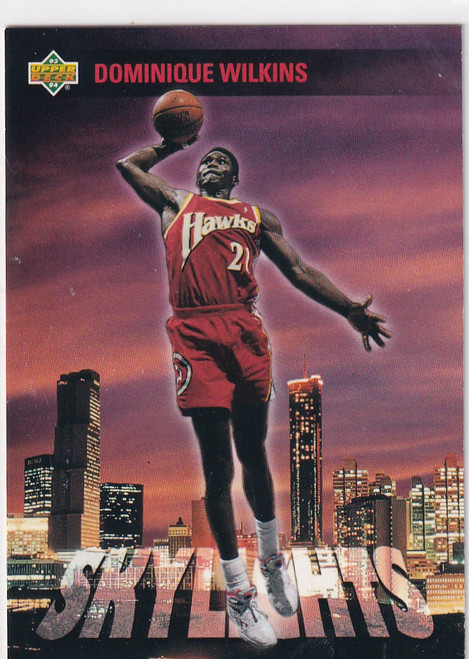 1993 UPPER DECK #467 DOMINIQUE WILKINS SKYLIGHT- ATLANTA HAWKS