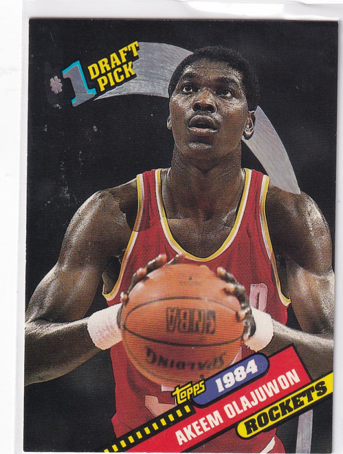 1993 TOPPS #4 HAKEEM OLAJUWON DRAFT PICK- HOUSTON ROCKETS