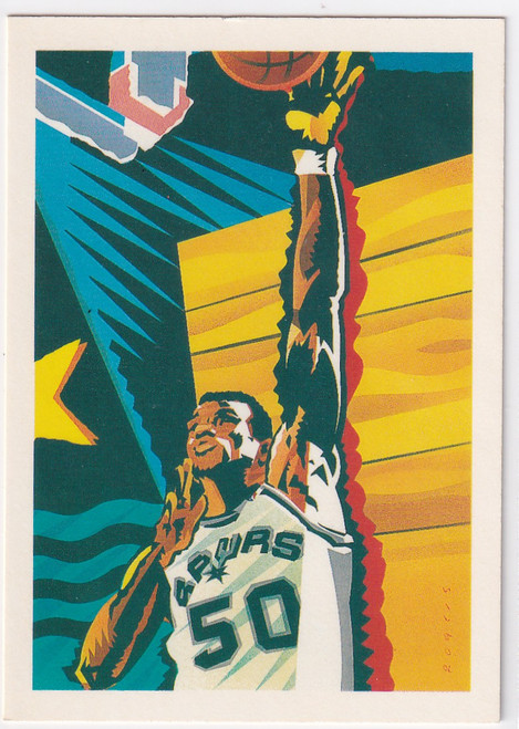 1990 HOOPS #378 DAVID ROBINSON- SAN ANTONIO SPURS