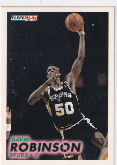 1993 FLEER #196 DAVID ROBINSON- SAN ANTONIO SPURS