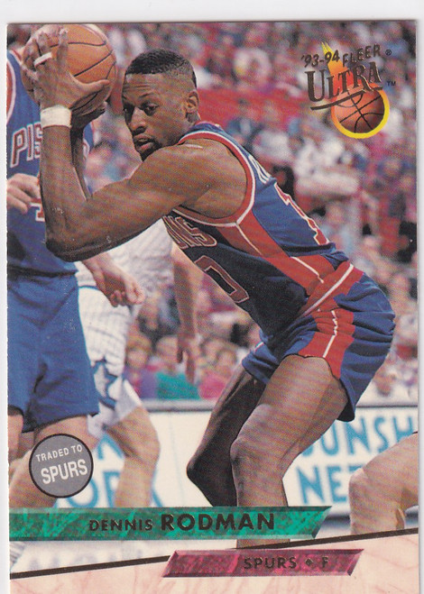 1993 FLEER #170 DENNIS RODMAN- DETROIT PISTONS