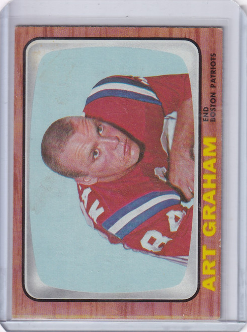 1966 Topps Football #7 Art Graham - Boston Patriots