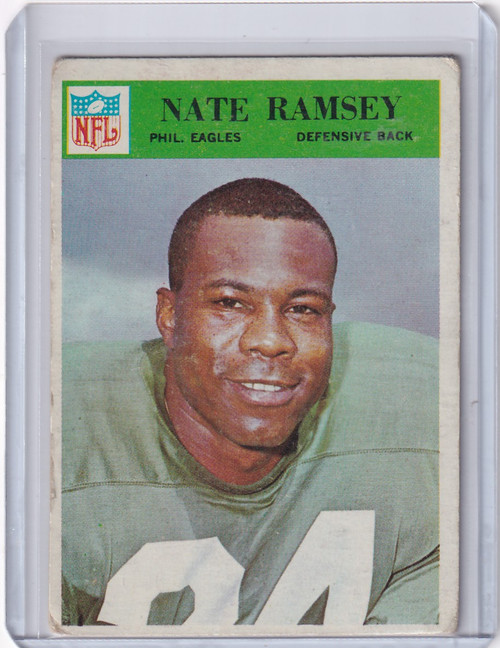 1966 Philadelphia Football #139 Nate Ramsey - Philadelphia Eagles