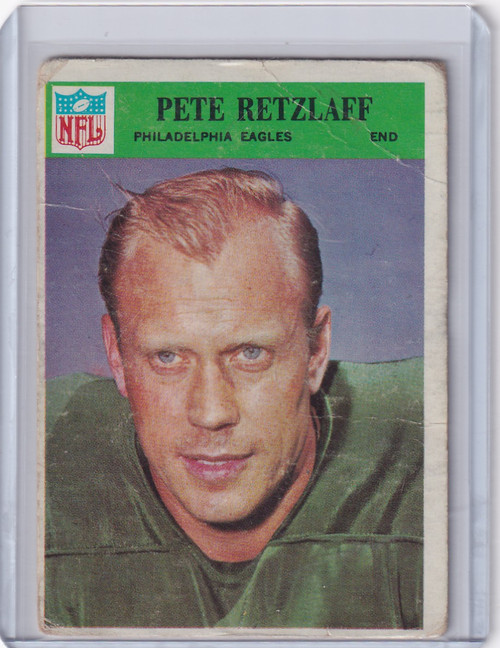 1966 Philadelphia Football #140 Pete Retzlaff - Philadelphia Eagles