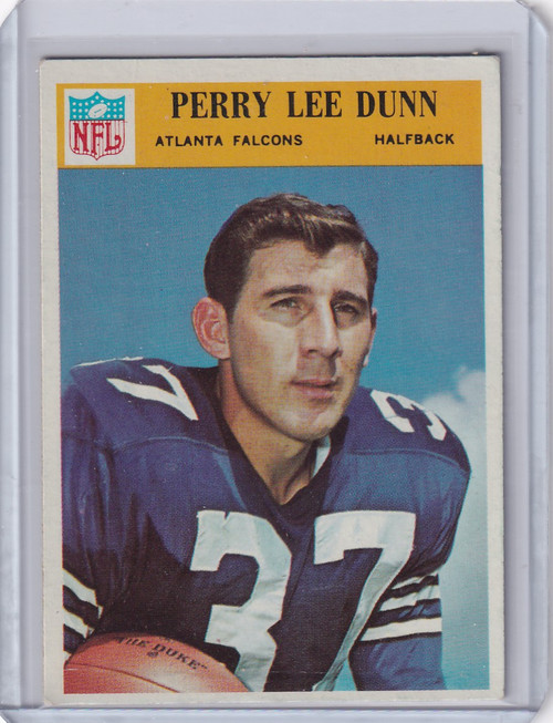 1966 Philadelphia Football #4 Perry Lee Dunn  - Atlanta Falcons RC